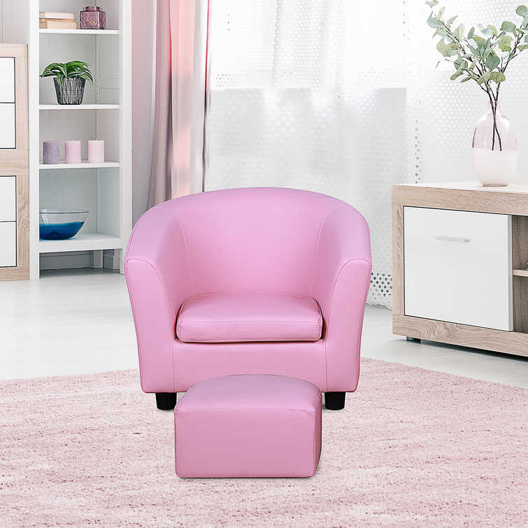 Chair and deals ottoman wayfair